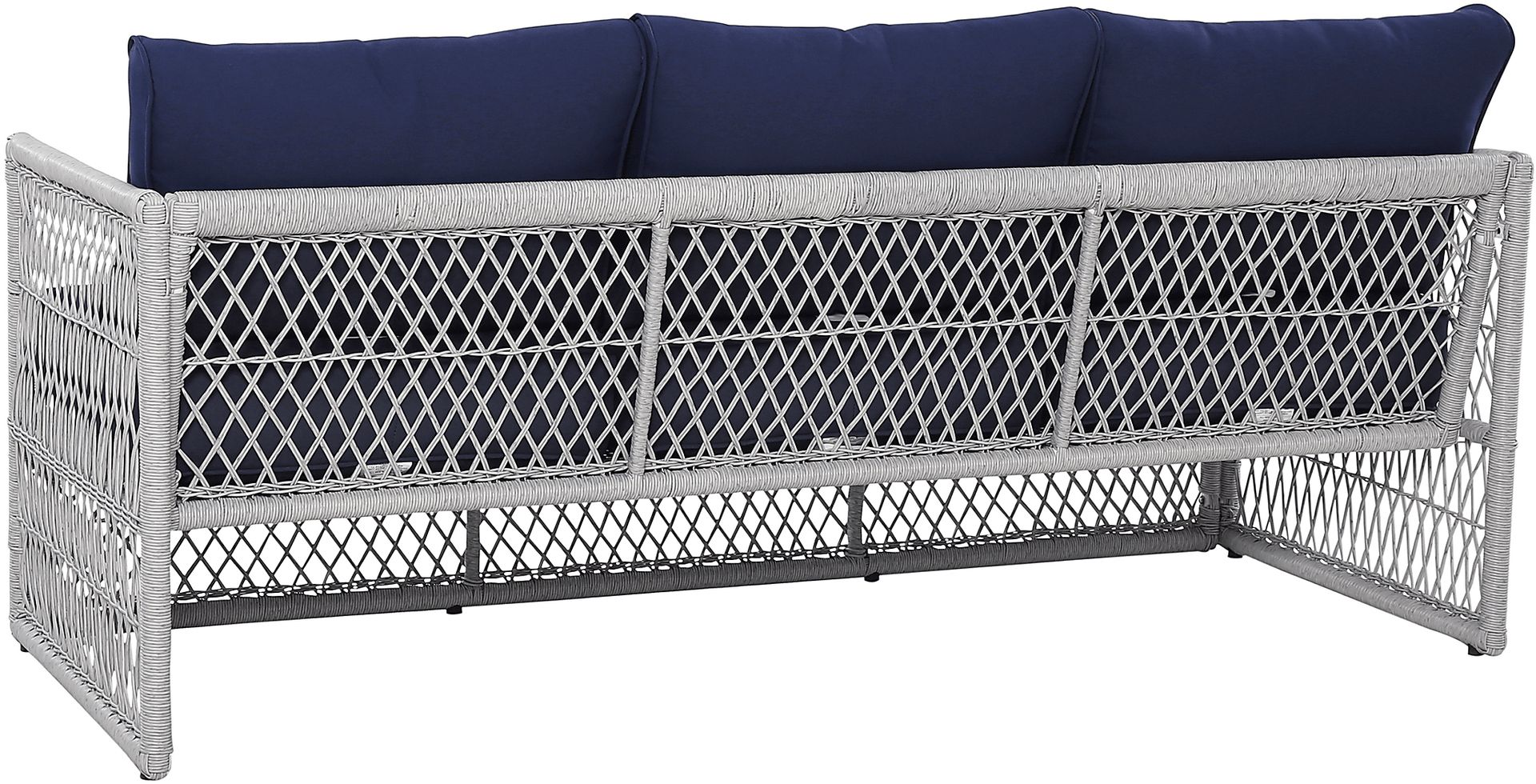 Outdoor Burkholder Blue Sofa - Image 4
