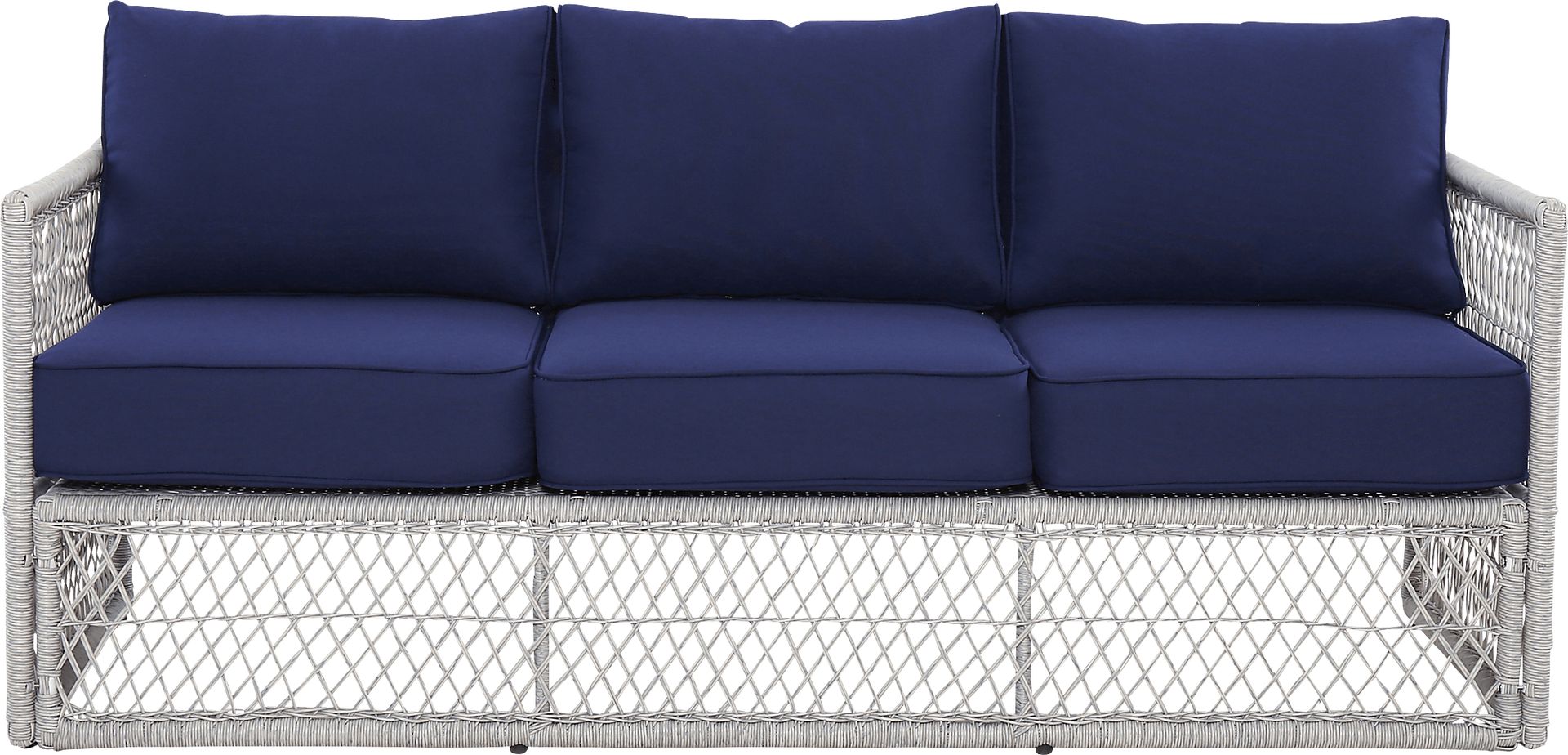 Outdoor Burkholder Blue Sofa - Image 1