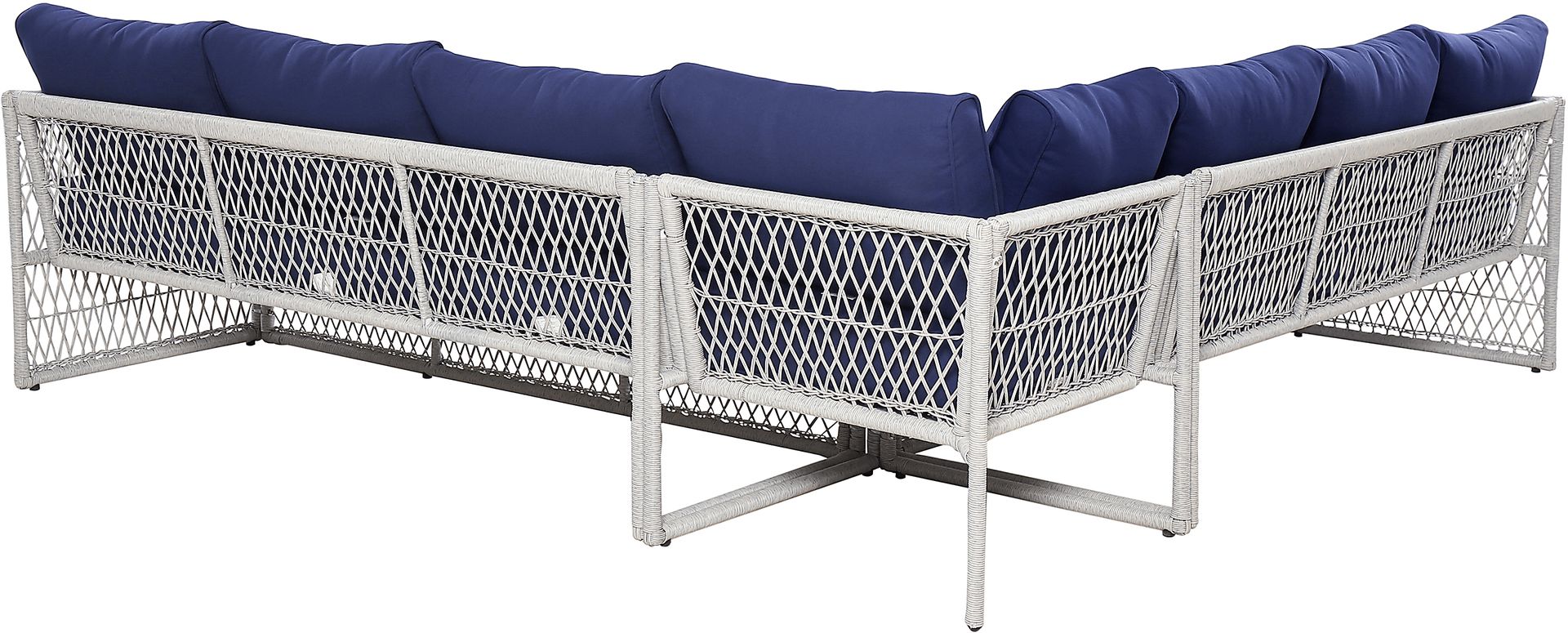 Outdoor Burkholder Blue Sofa - Image 3