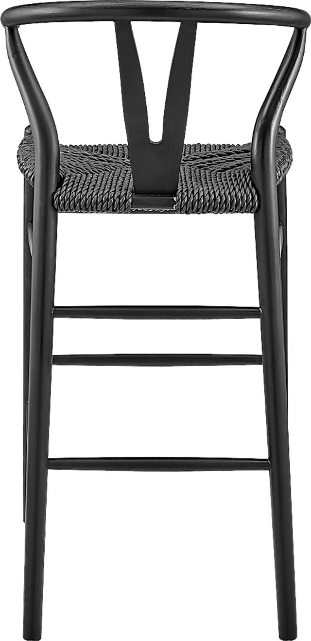 Outdoor Byrnwood Black Barstool - Thumbnail - Image 5