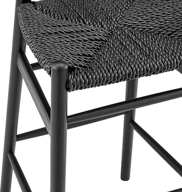 Outdoor Byrnwood Black Barstool - Thumbnail - Image 6