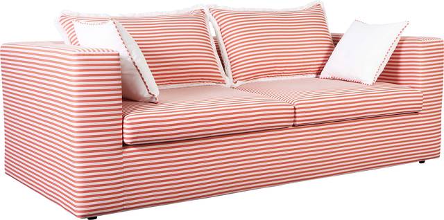 Outdoor Calamus Coral Sofa - Thumbnail - Image 1