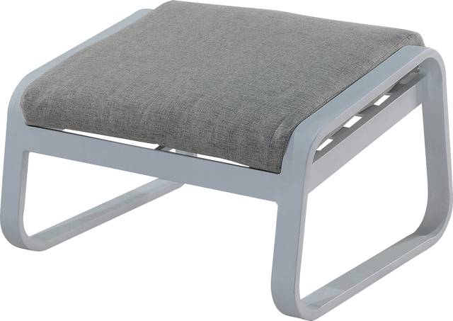 Outdoor Calixte Gray Ottoman, Set of 2 - Thumbnail - Image 3