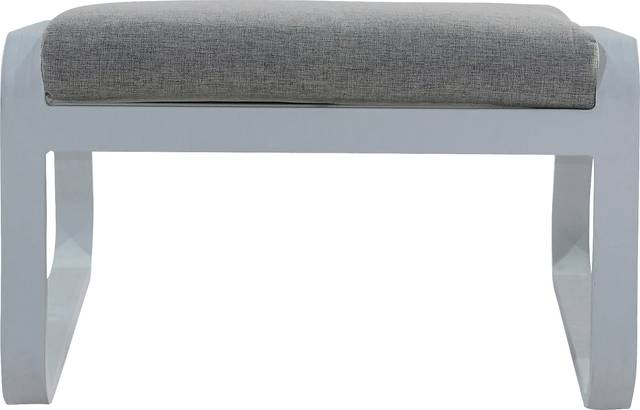 Outdoor Calixte Gray Ottoman, Set of 2 - Thumbnail - Image 6