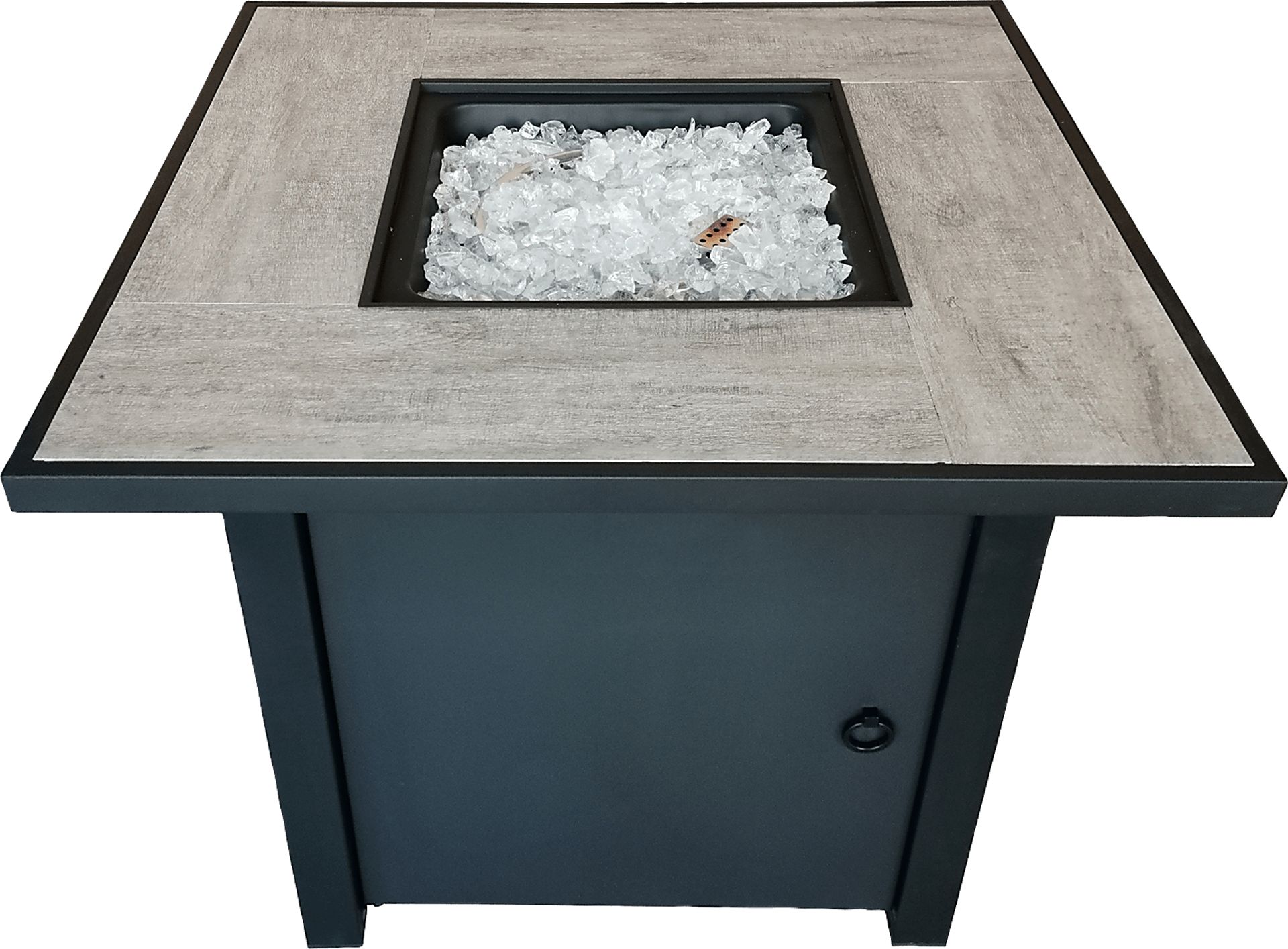 Outdoor Canney Black Gas Fire Pit - Image 14