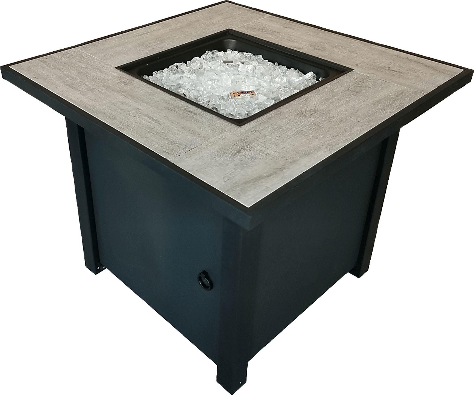 Outdoor Canney Black Gas Fire Pit - Image 6