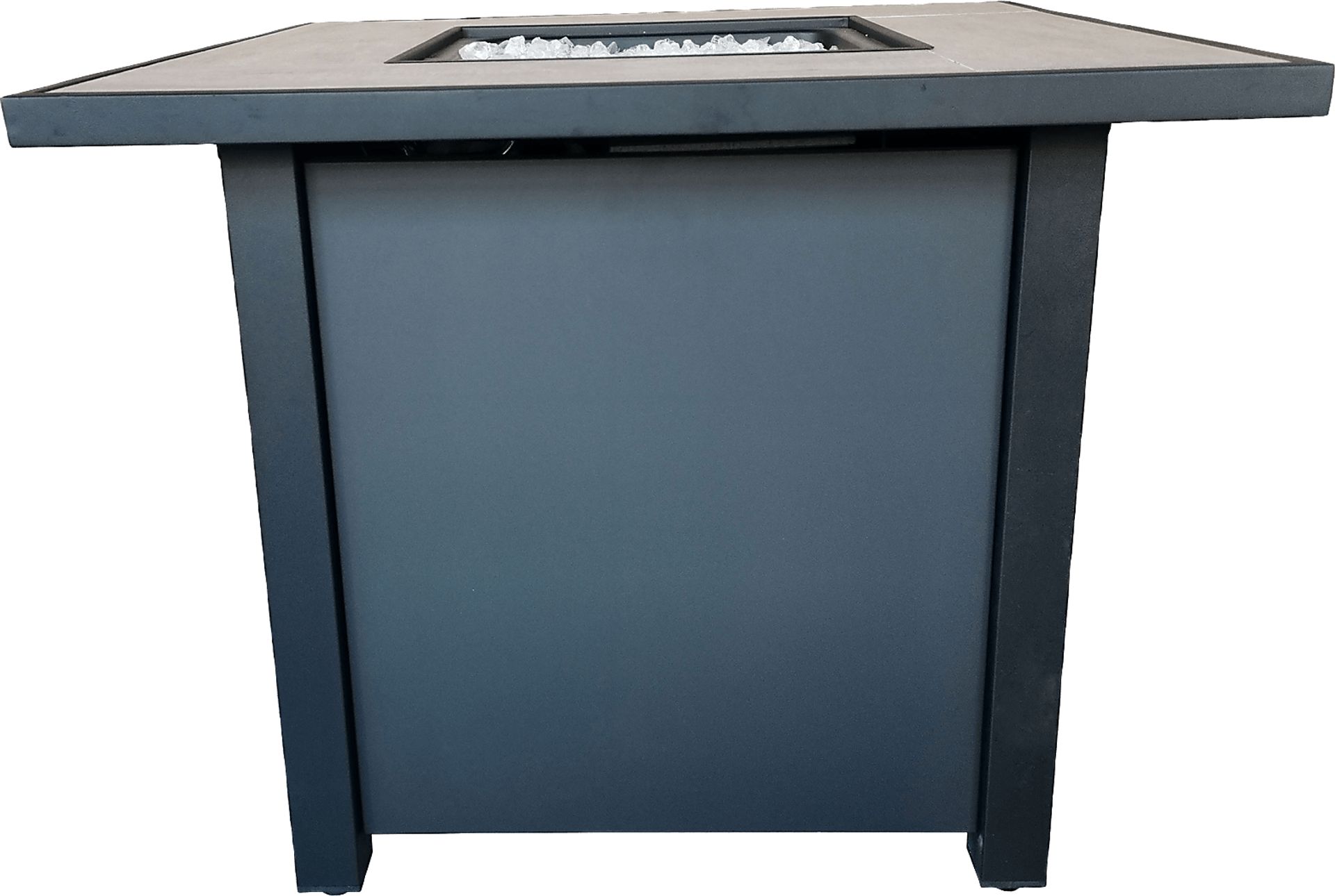 Outdoor Canney Black Gas Fire Pit - Image 10