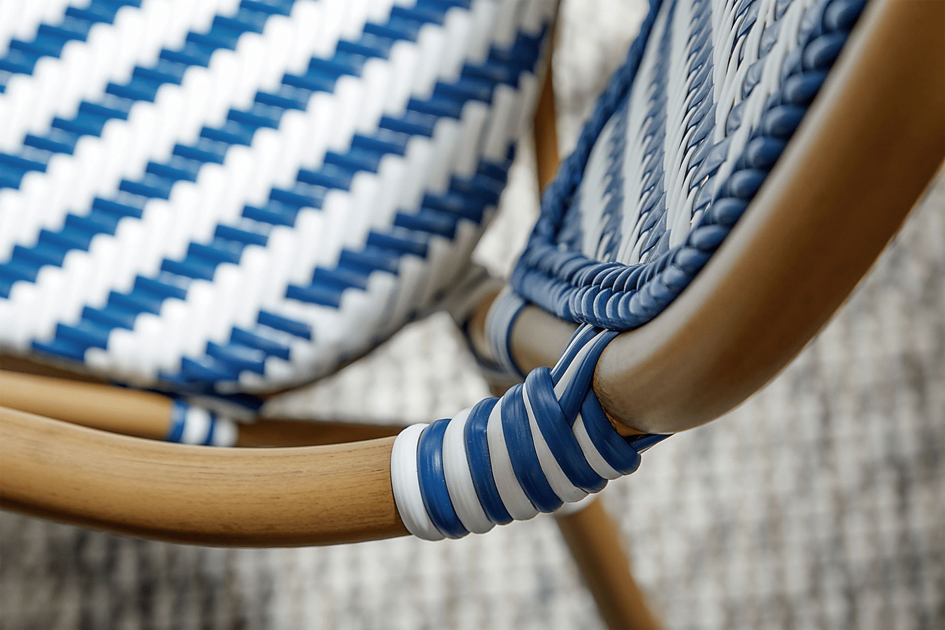 Outdoor Carriageton Blue Arm Chair, Set of 2 - Image 4