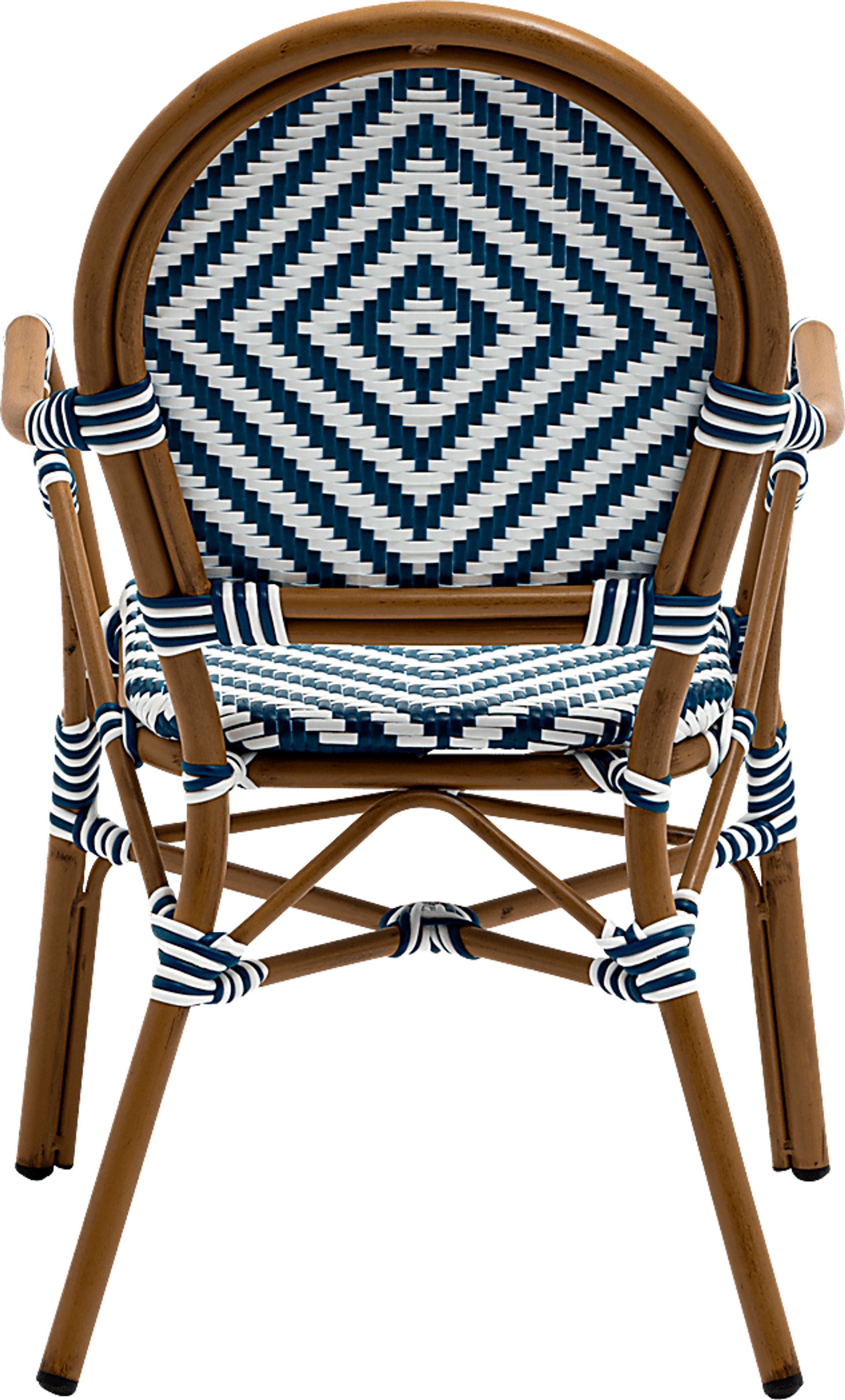 Outdoor Carriageton Blue Arm Chair, Set of 2 - Image 9