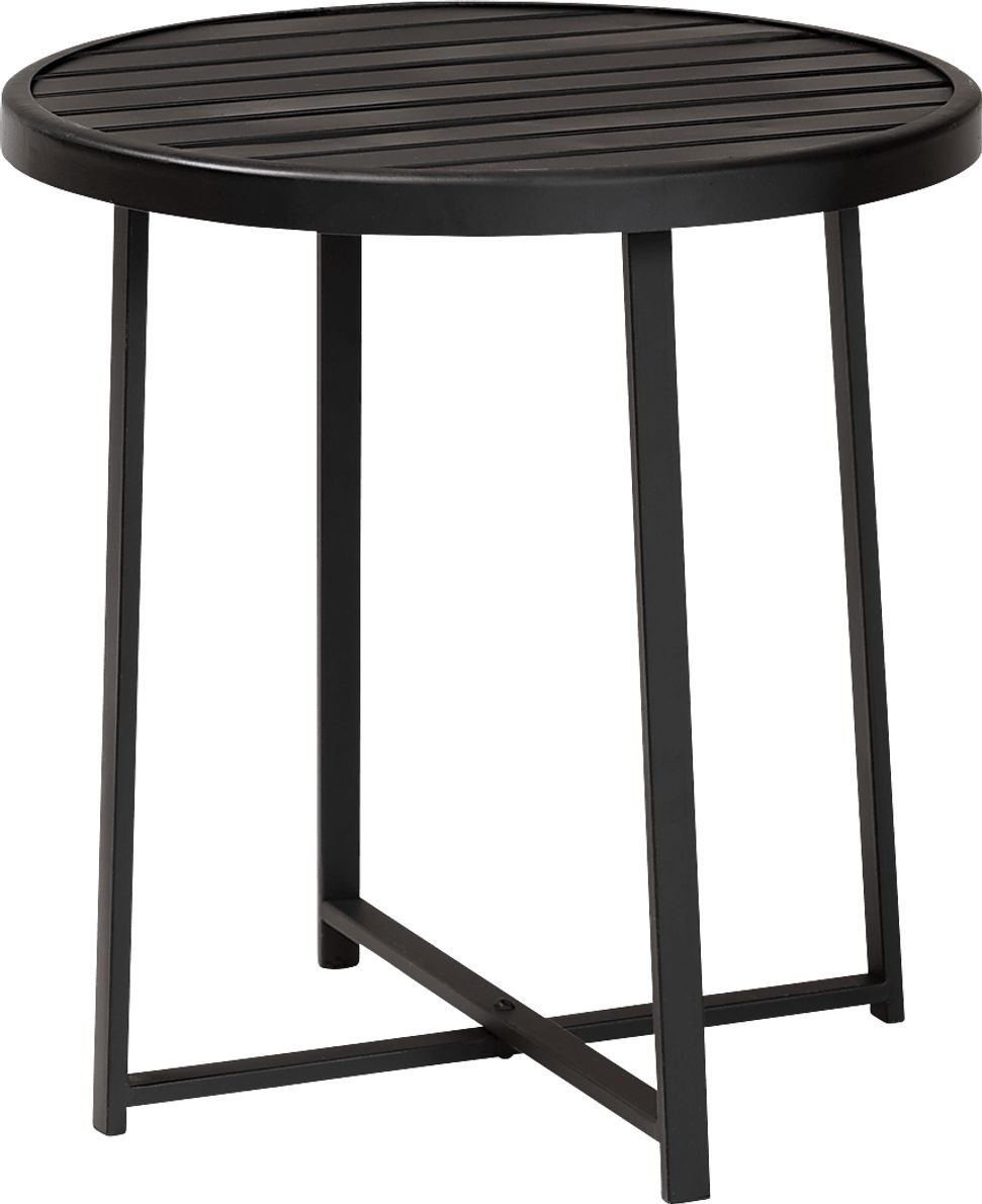Catlina Black Black,Colors Outdoor Side Table Rooms To Go