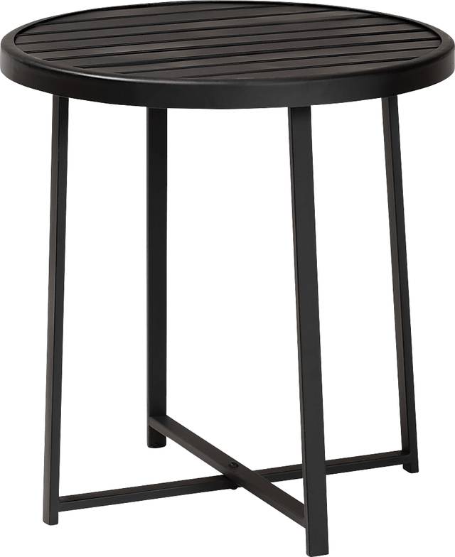 Outdoor Catlina Black Side Table - Thumbnail - Image 1