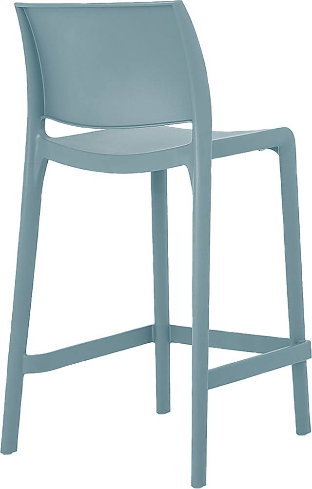 Outdoor Cayetana Blue Counter Stool, Set of 2 - Thumbnail - Image 4
