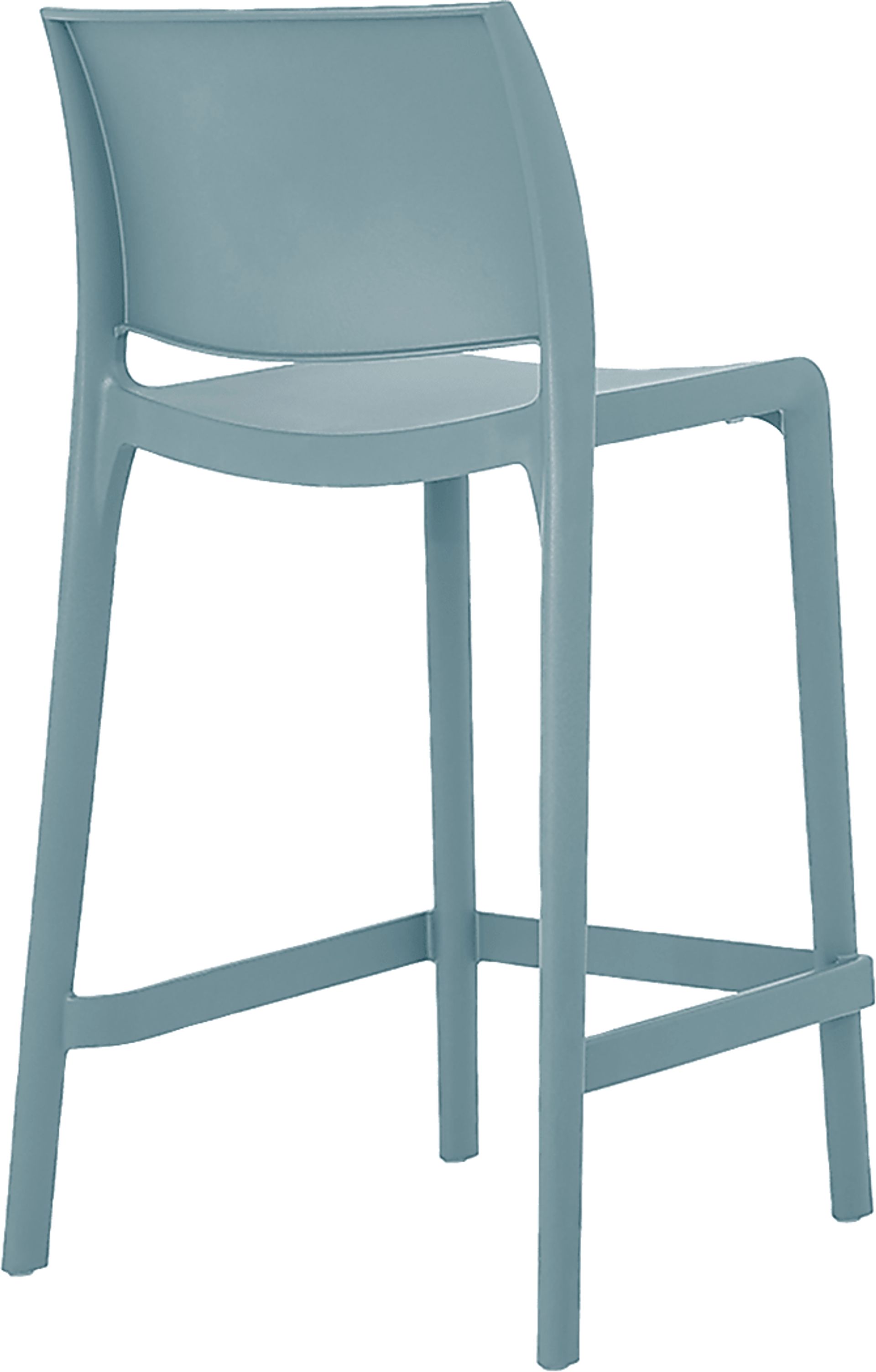 Outdoor Cayetana Blue Counter Stool, Set of 2 - Image 4