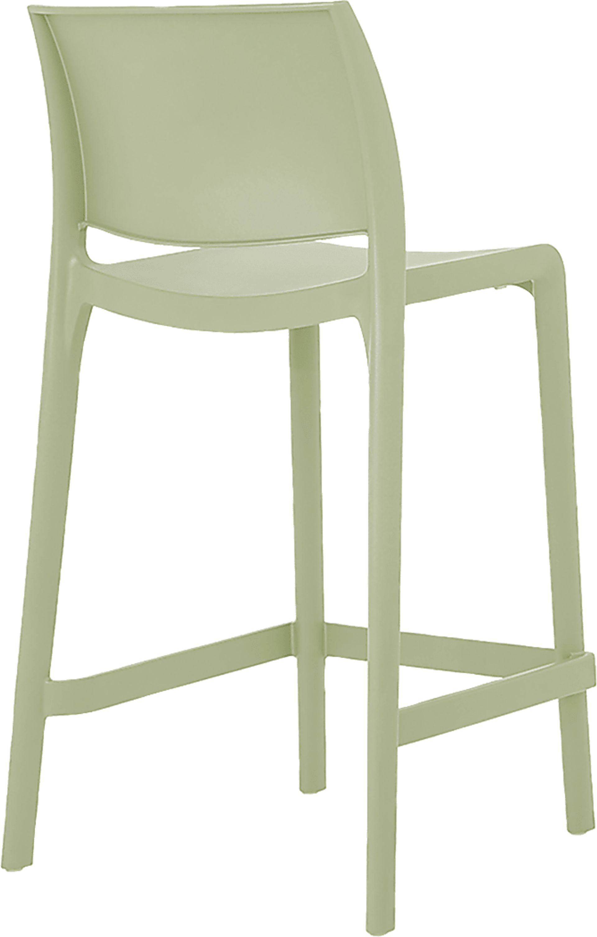 Outdoor Cayetana Green Counter Stool, Set of 2 - Image 4