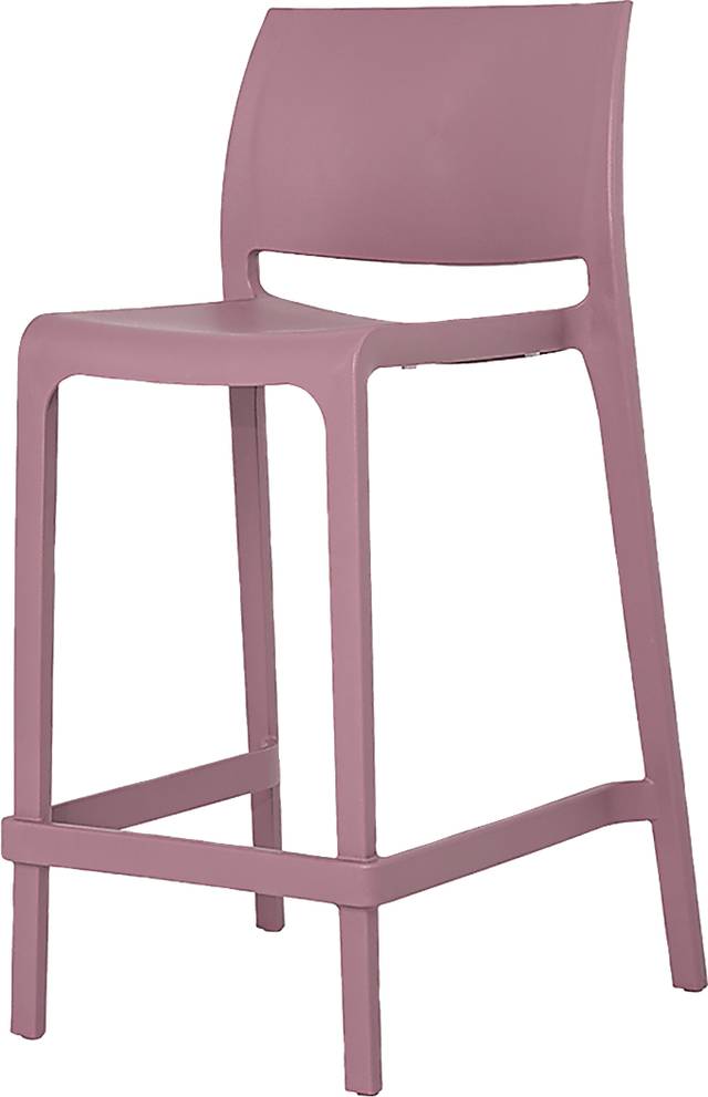 Outdoor Cayetana Purple Counter Stool, Set of 2 - Thumbnail - Image 3