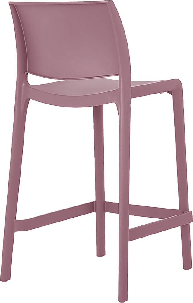 Outdoor Cayetana Purple Counter Stool, Set of 2 - Thumbnail - Image 4