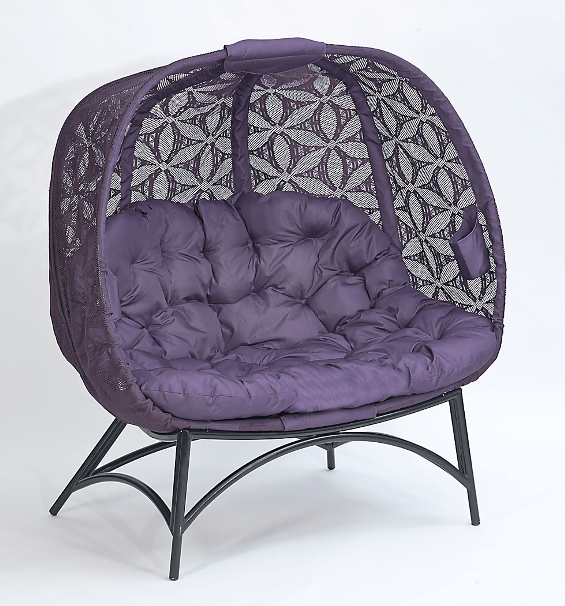 Outdoor Cermakes Purple Loveseat - Image 2