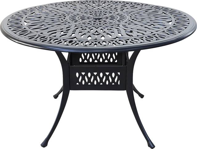 Outdoor Cesaire Gray Dining Table - Thumbnail - Image 2