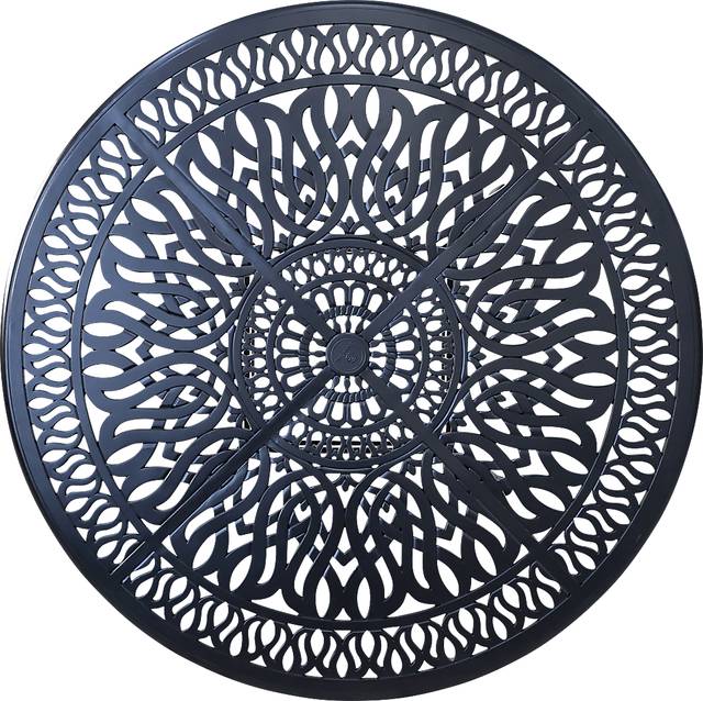 Outdoor Cesaire Gray Dining Table - Thumbnail - Image 5
