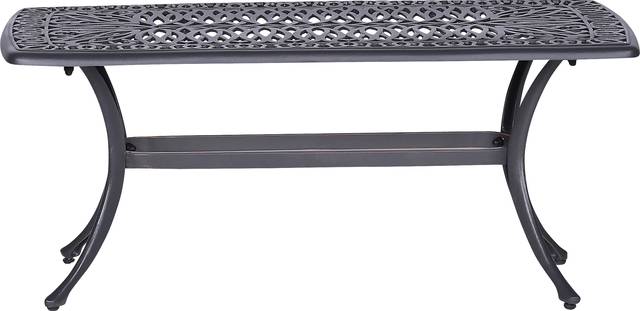 Outdoor Chablis Gray Cocktail Table - Thumbnail - Image 2