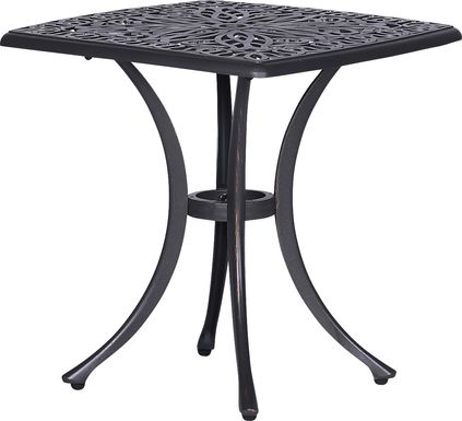 Outdoor Chablis Gray End Table