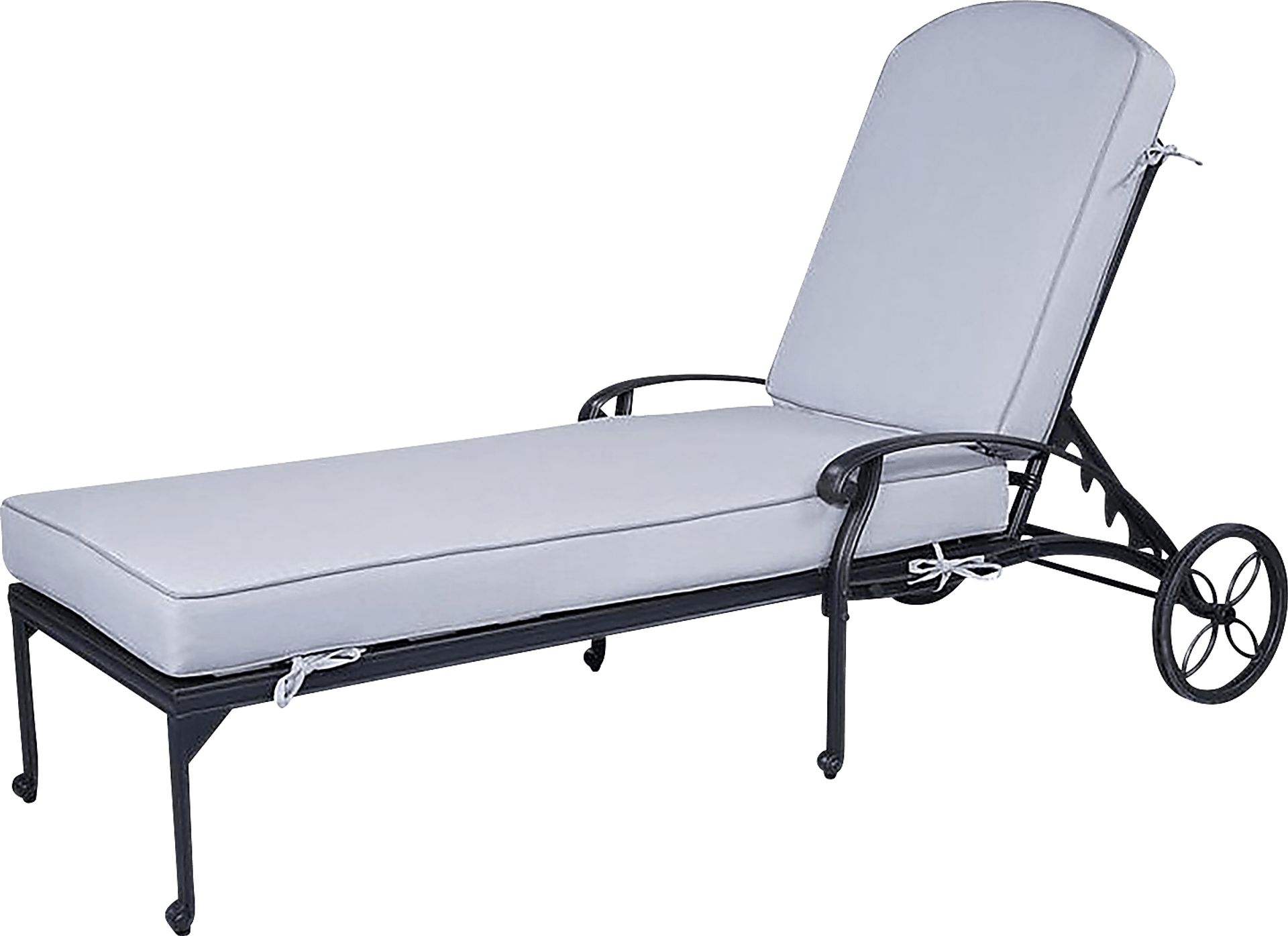 Outdoor Chablis Gray Lounger - Image 1