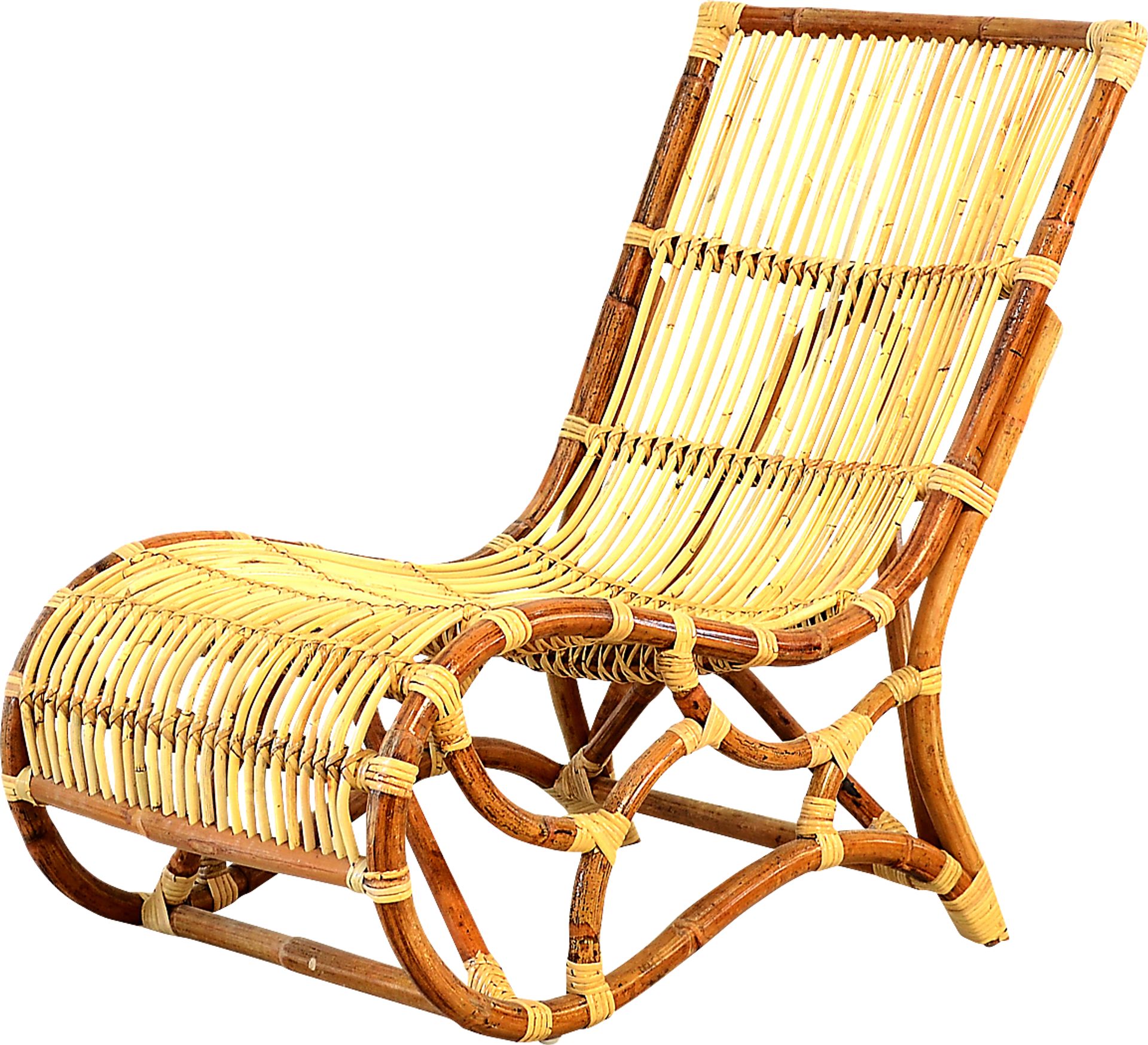 Outdoor Chamita Natural Accent Chair - Image 1