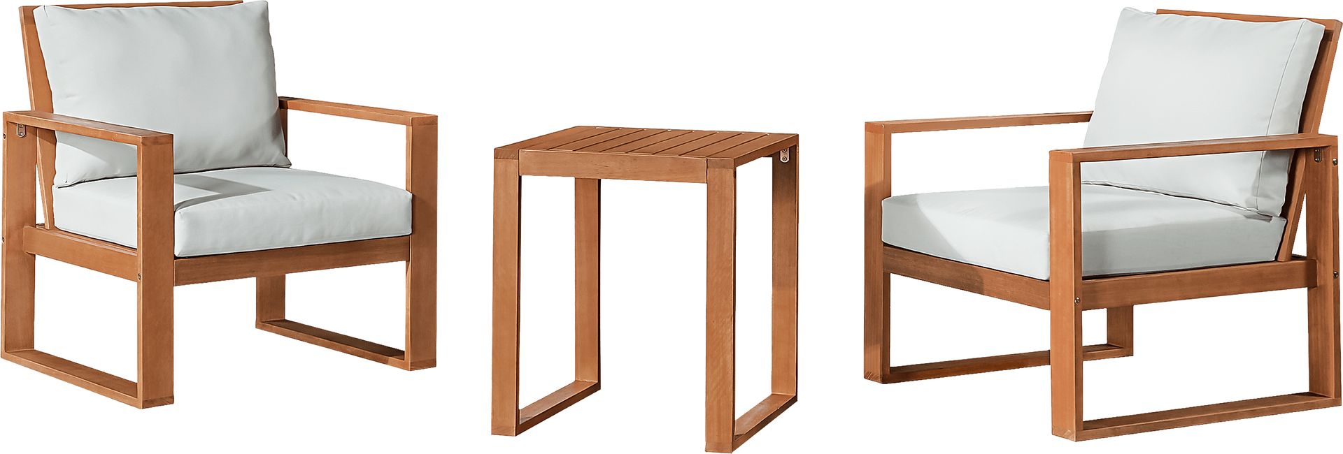 Outdoor Charlois Brown 3pc Seating Set - Image 1