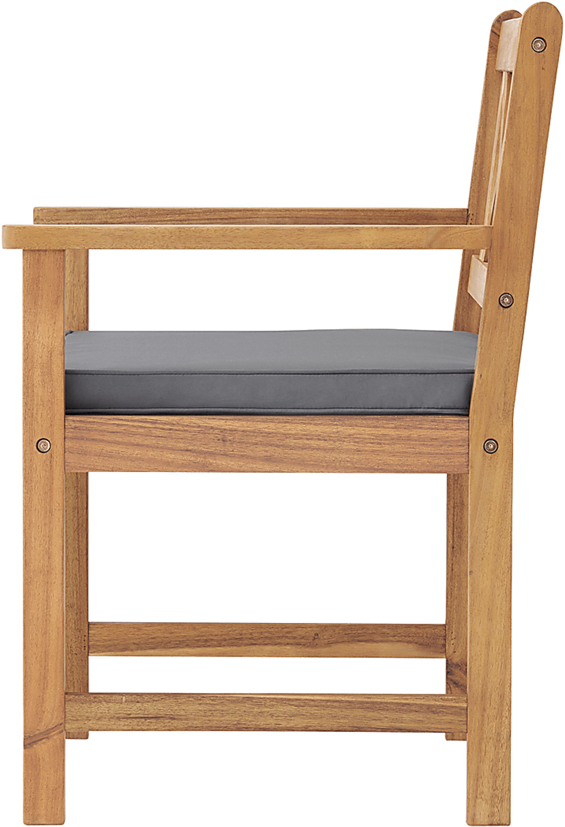 Outdoor Chettro Brown Dining Chair Set of 2 - Image 5