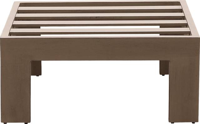 Outdoor Clothide Brown Ottoman - Thumbnail - Image 3