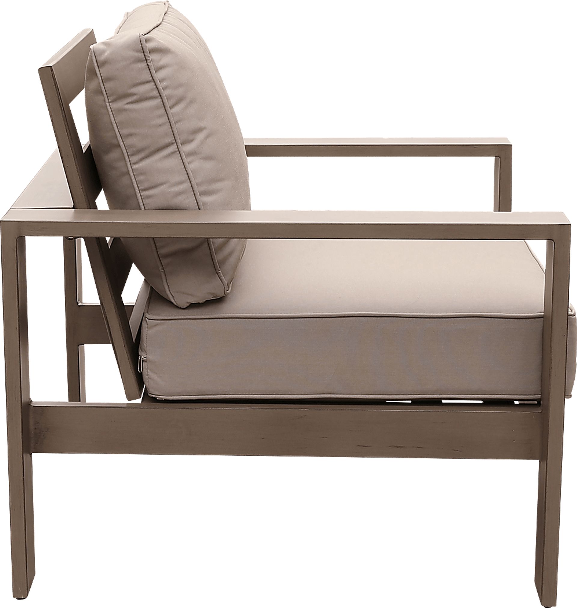 Outdoor Clothilde Brown Accent Chair - Image 3