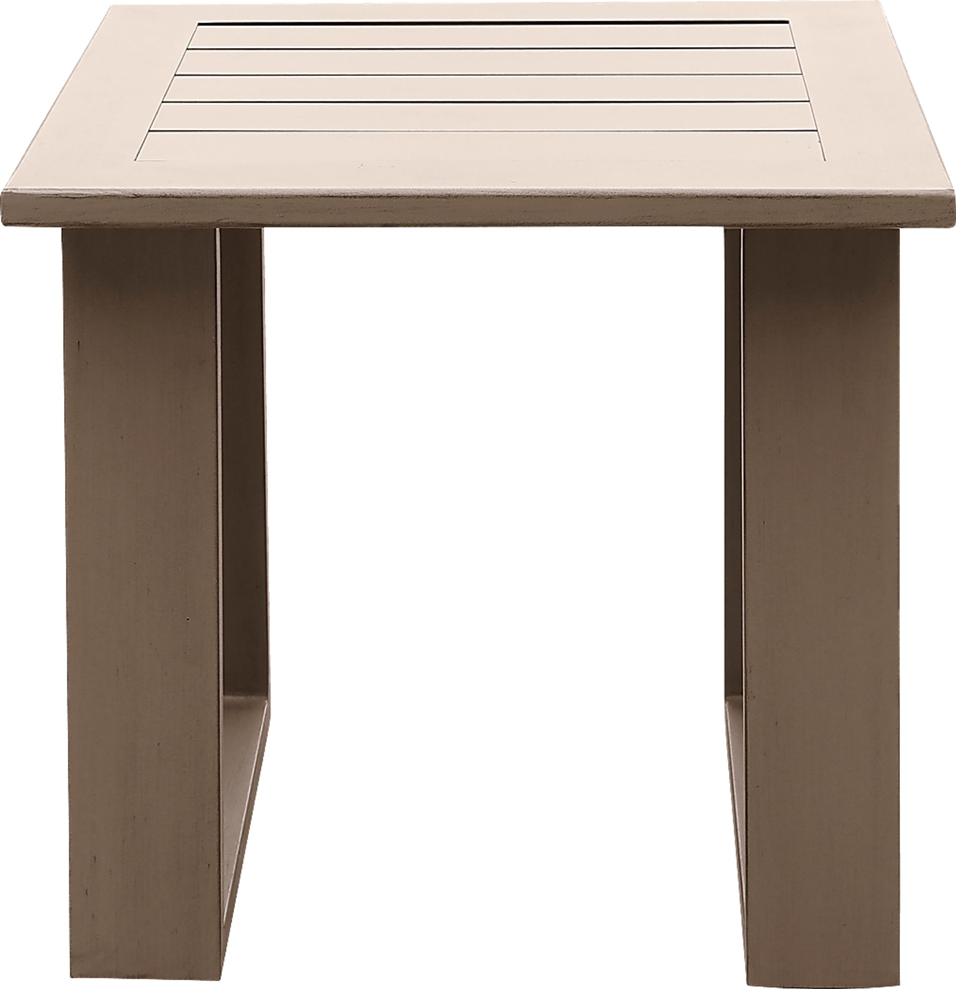 Outdoor Clothilde Brown End Table - Image 2