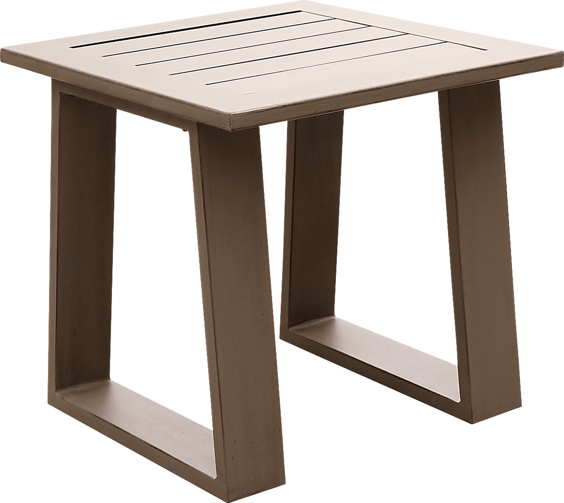 Outdoor Clothilde Brown End Table - Image 1