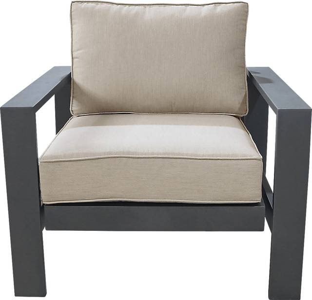 Outdoor Clothilde Gray Accent Chair - Thumbnail - Image 2