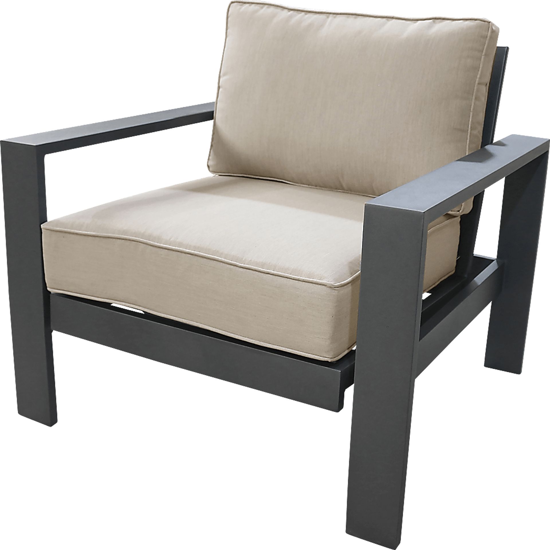 Outdoor Clothilde Gray Accent Chair - Image 1