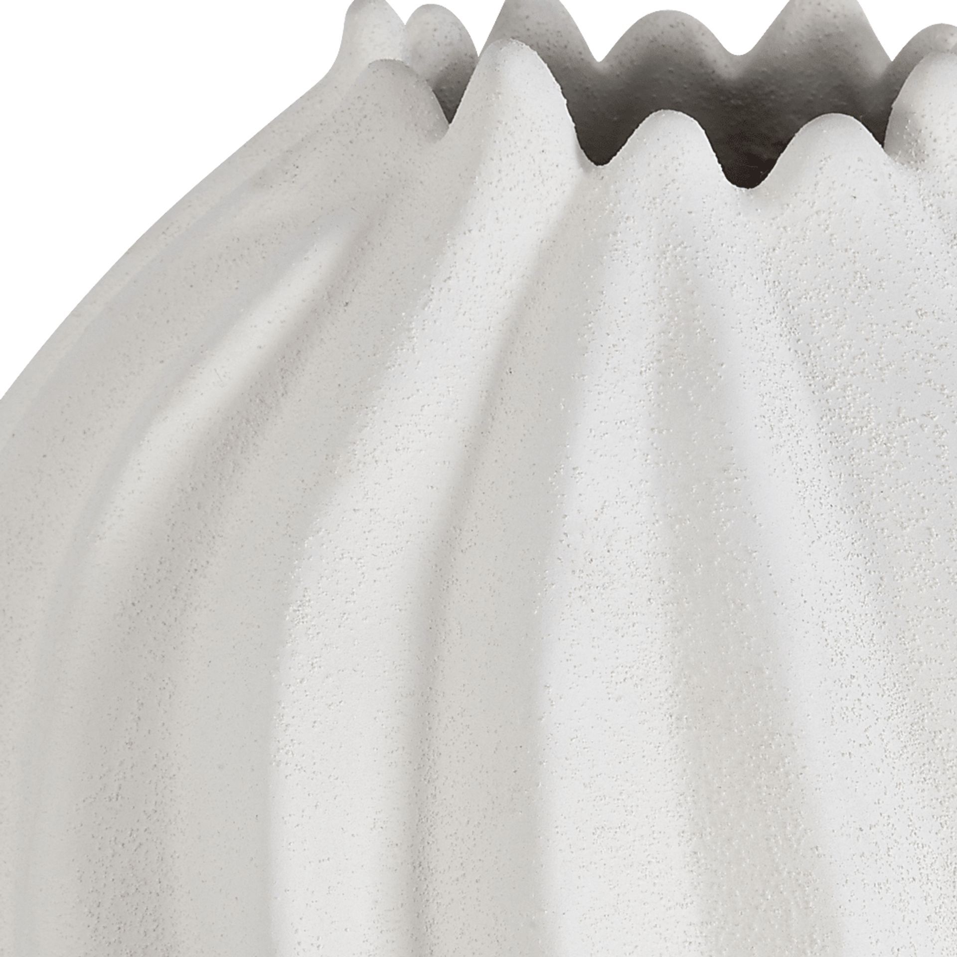 Outdoor Clyda White Vase - Image 3