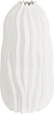 Outdoor Clyda White Vase