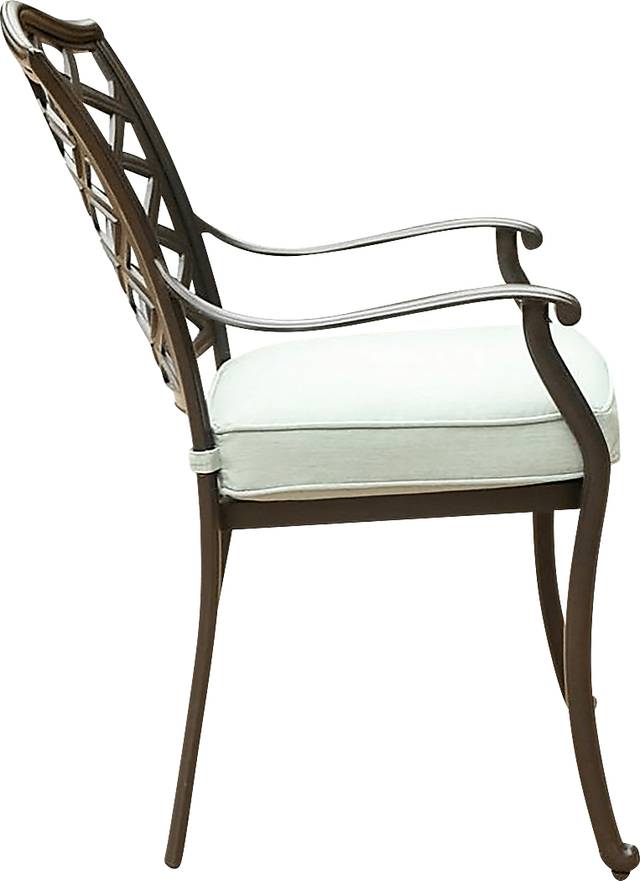 Outdoor Cyrielle I Gray Side Chair, Set of 2 - Thumbnail - Image 2