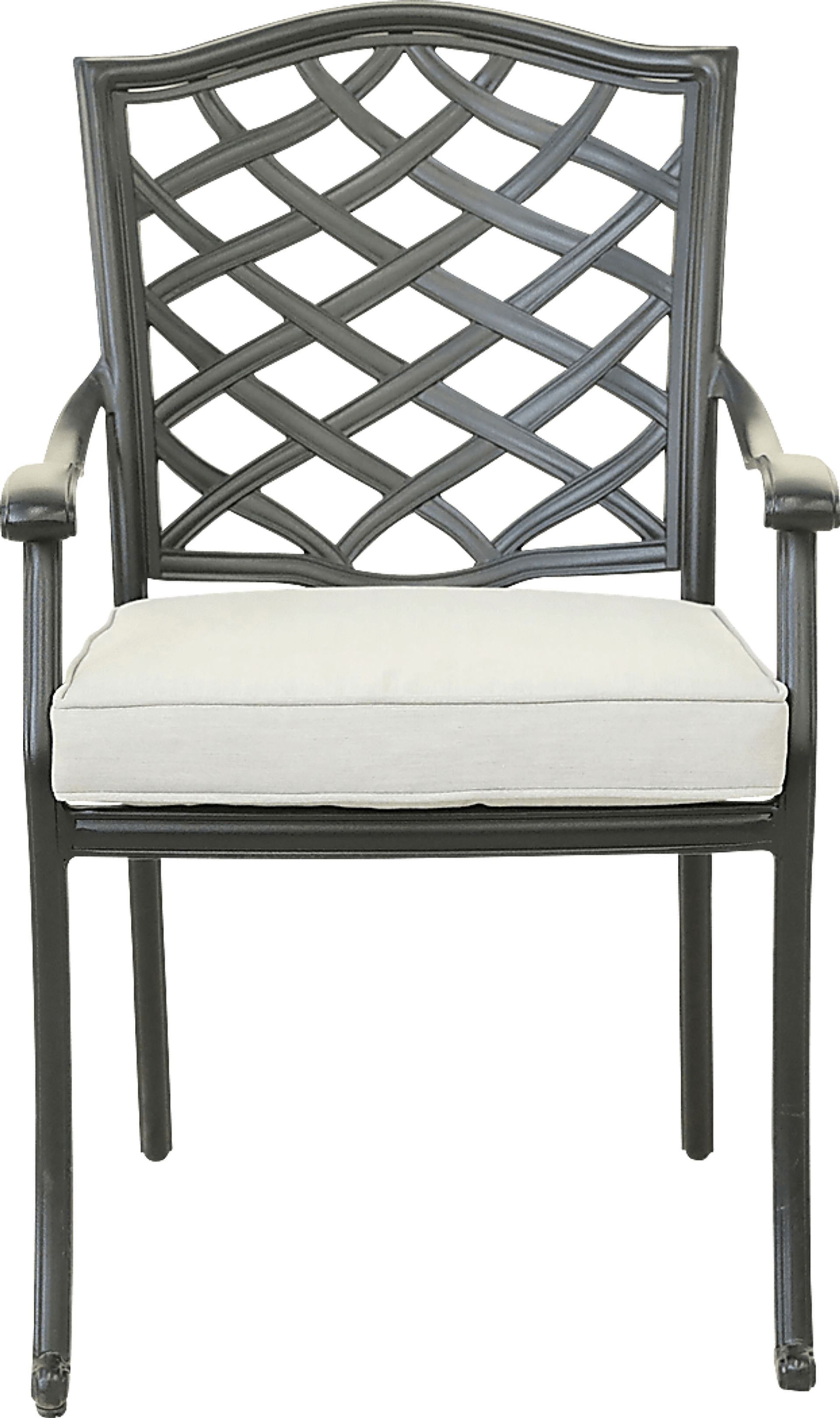 Outdoor Cyrielle I Gray Side Chair, Set of 2 - Image 2