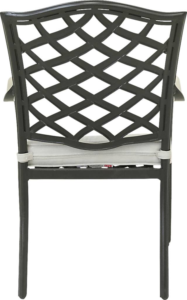 Outdoor Cyrielle I Gray Side Chair, Set of 2 - Thumbnail - Image 5