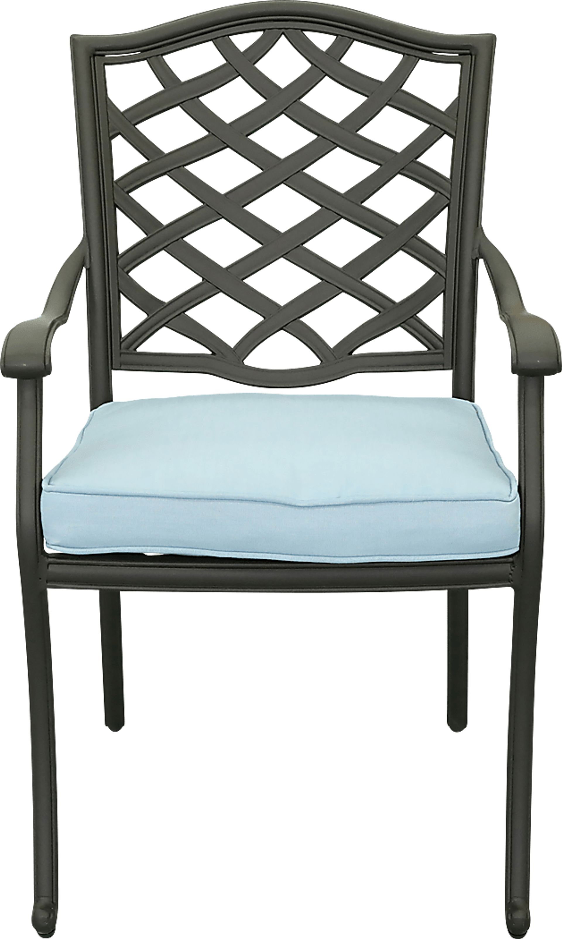 Outdoor Cyrielle I Light Blue Side Chair, Set of 2 - Image 2