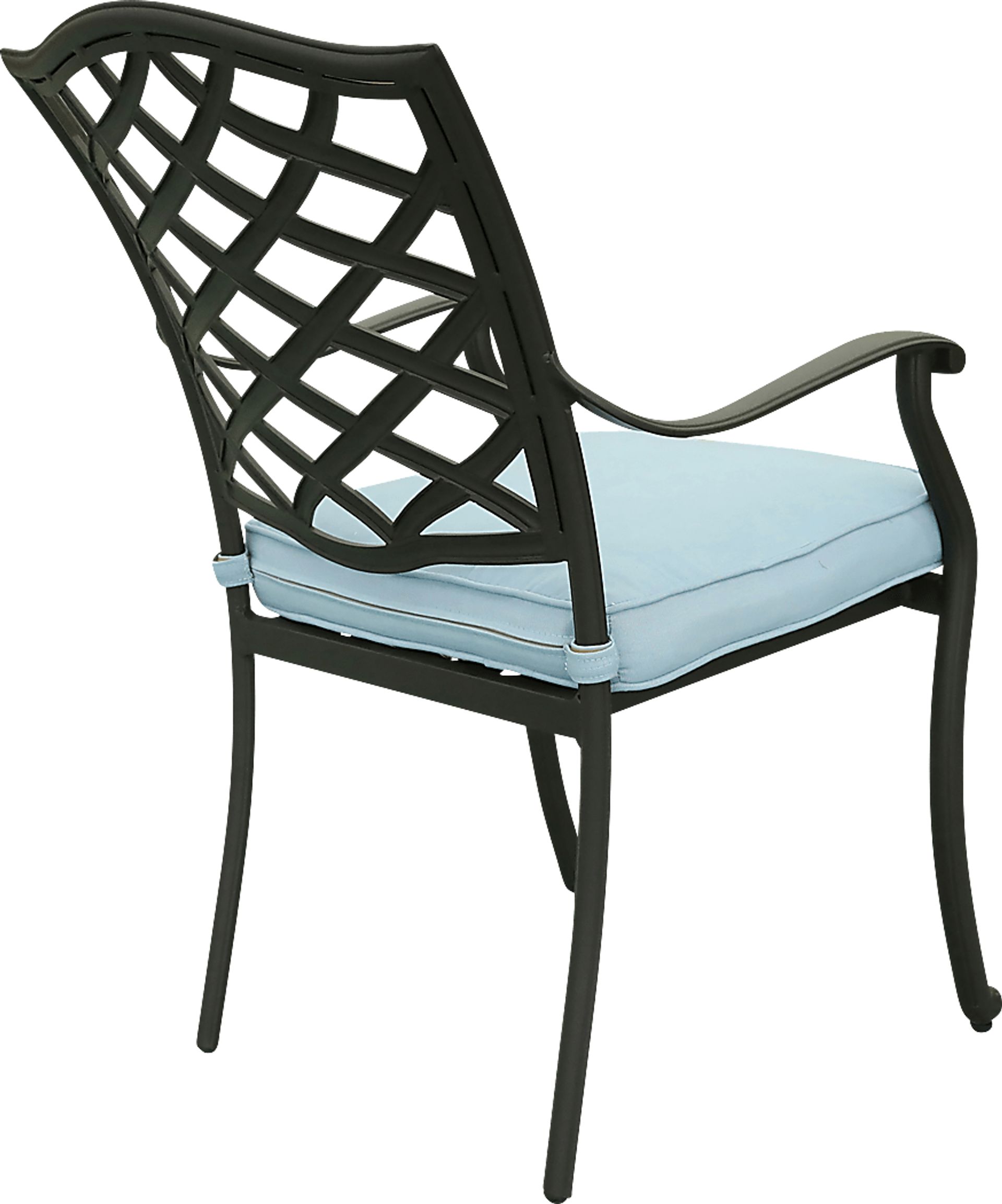 Outdoor Cyrielle I Light Blue Side Chair, Set of 2 - Image 4