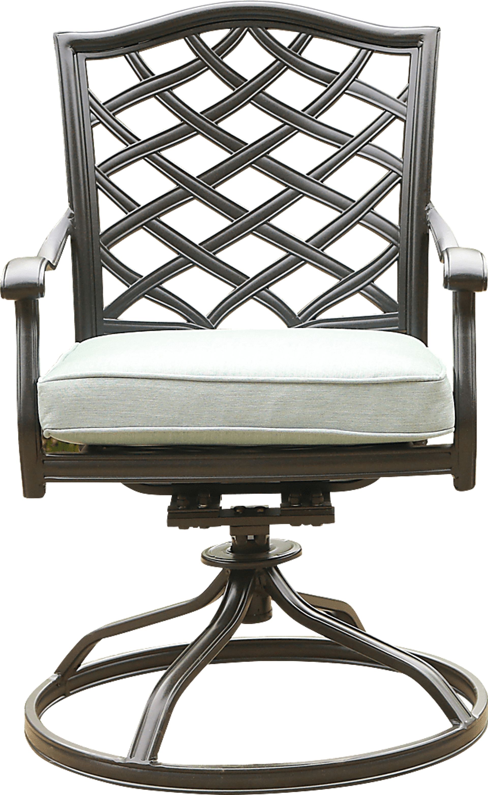 Outdoor Cyrielle II Slate Swivel Side Chair, Set of 2 - Image 2