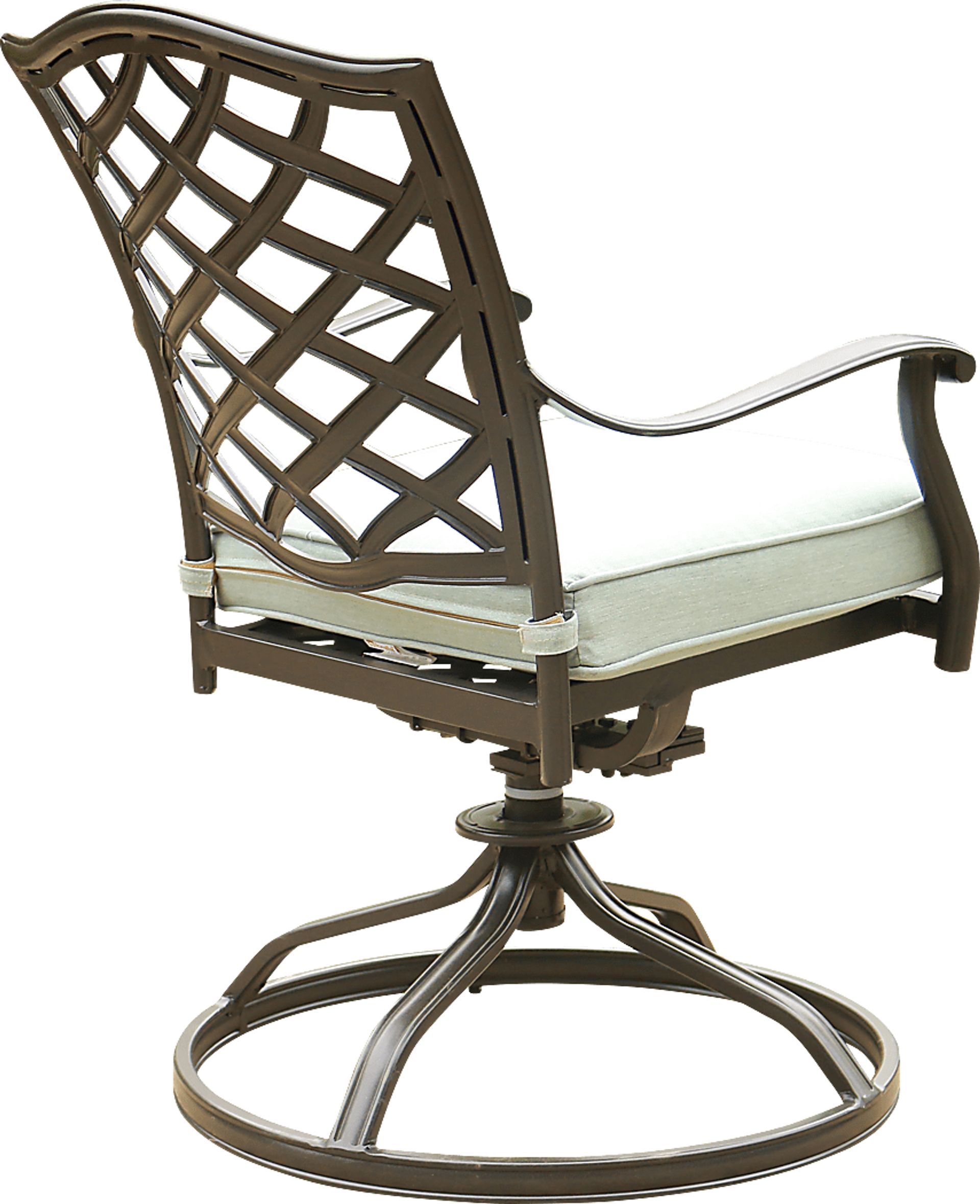 Outdoor Cyrielle II Slate Swivel Side Chair, Set of 2 - Image 5