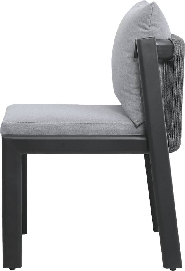 Outdoor Dansington Gray Dining Chair - Thumbnail - Image 5