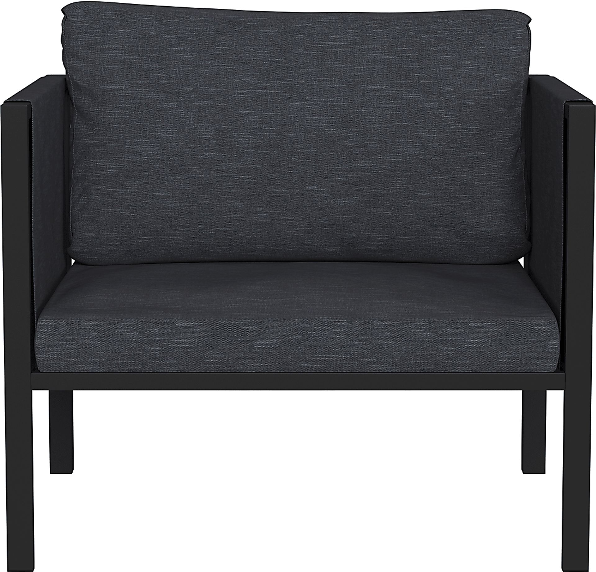 Outdoor Dellanor Charcoal Accent Chair - Image 4