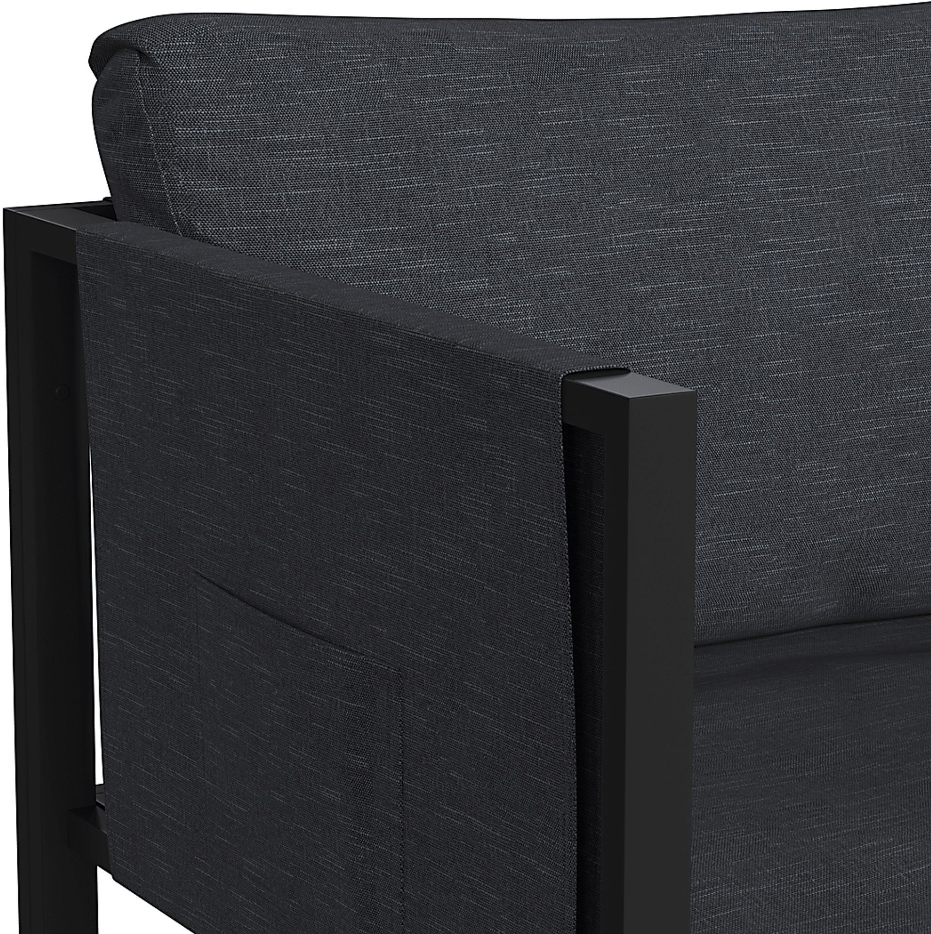 Outdoor Dellanor Charcoal Accent Chair - Image 5