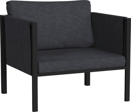 Outdoor Dellanor Charcoal Accent Chair