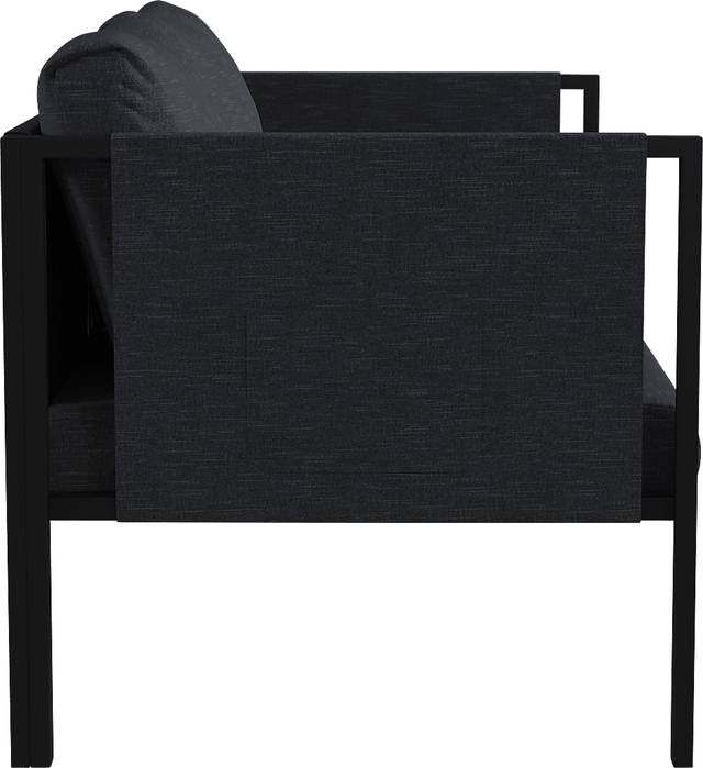 Outdoor Dellanor Charcoal Loveseat - Thumbnail - Image 4