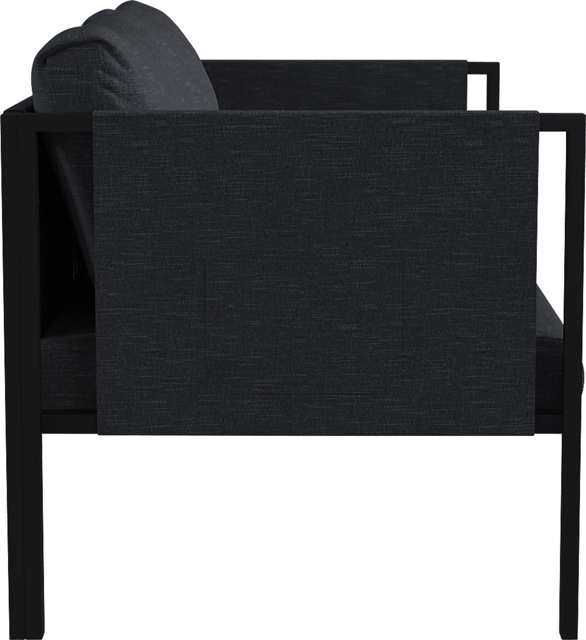 Outdoor Dellanor Charcoal Loveseat - Image 4